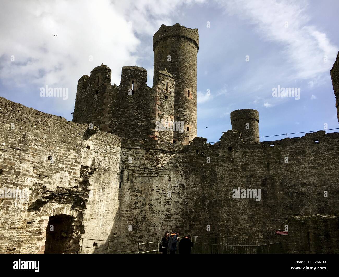 Conwy castle - Smartphone-aufgenommenes Stockfoto Conwy castle - Smartphone-aufgenommenes Stockfoto