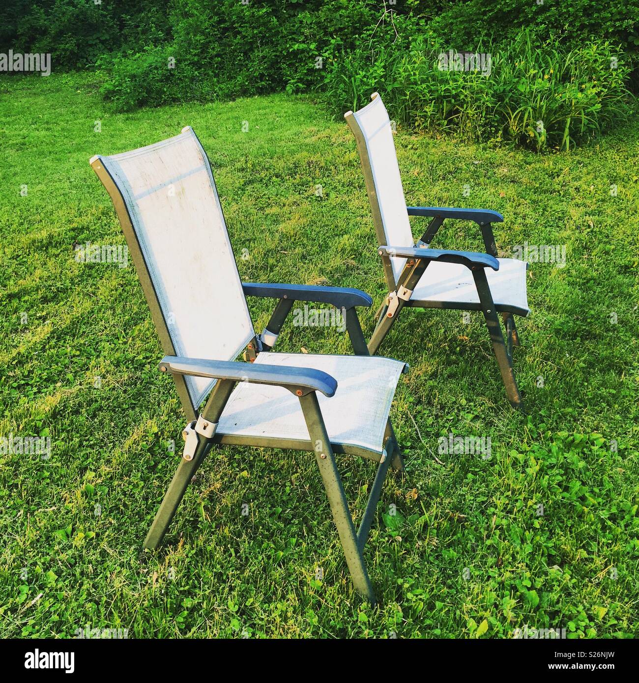 Gartenmöbel Stockfoto