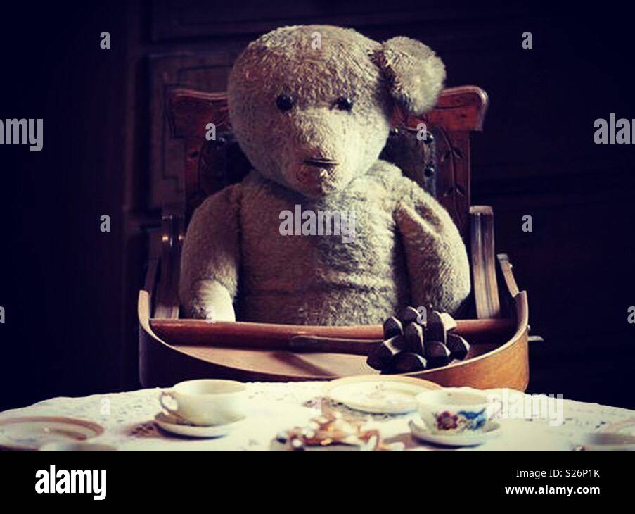 Viktorianische Teddybär Stockfoto