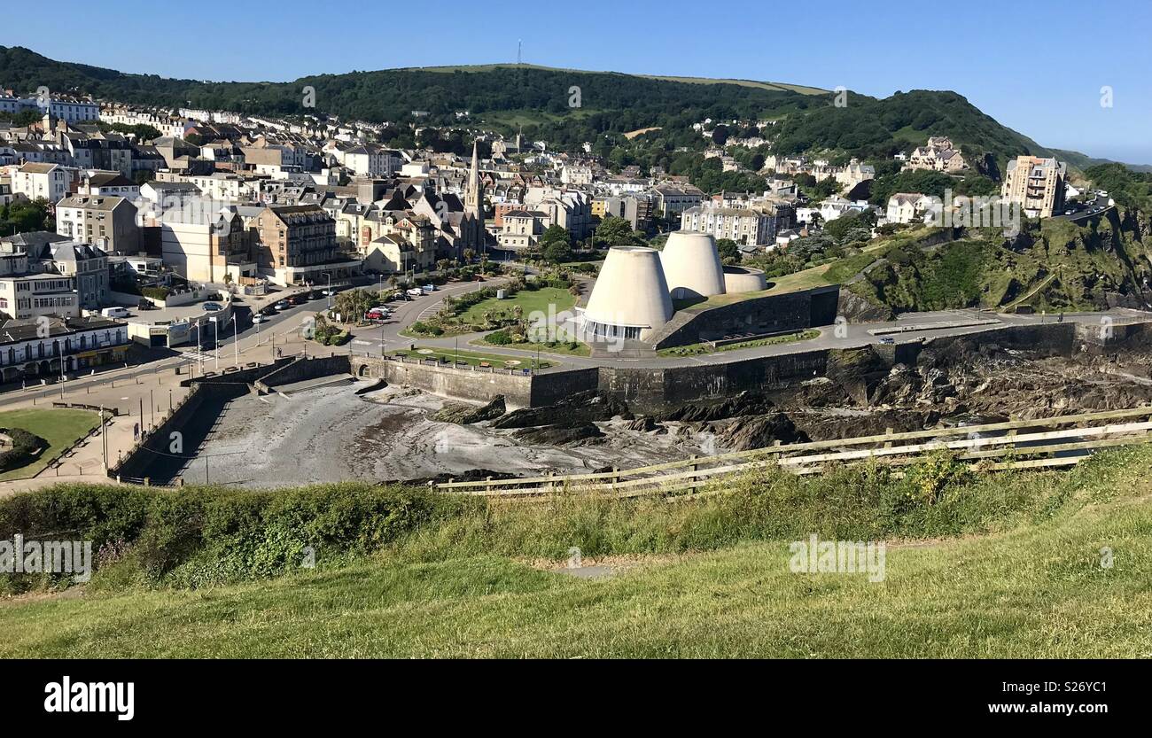 Ilfracombe coastal path - Smartphone-aufgenommenes Stockfoto