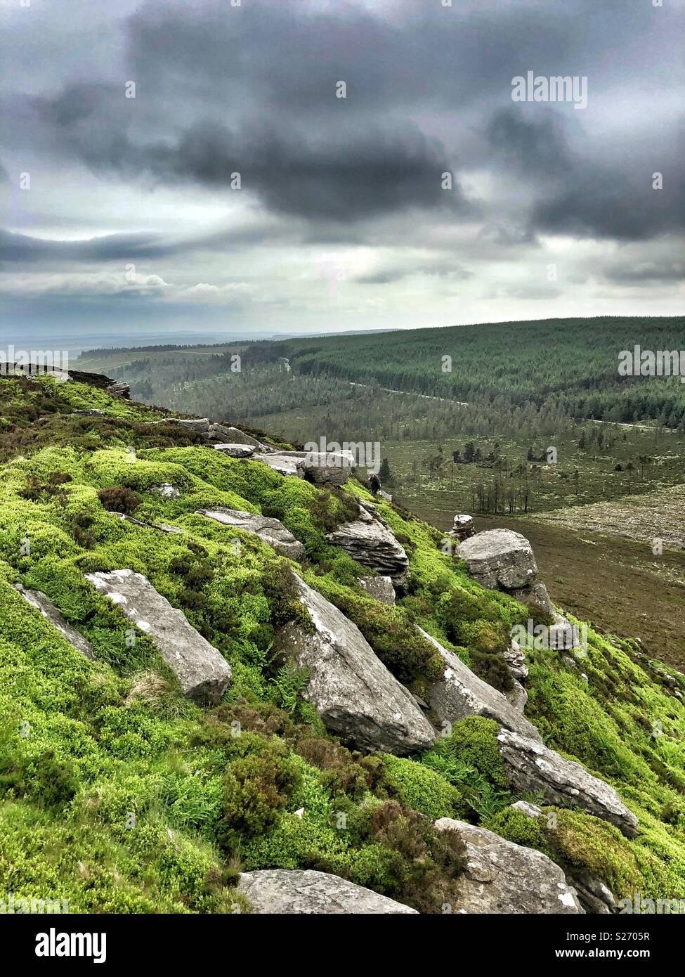 Blick von Simon Seite. Stockfoto