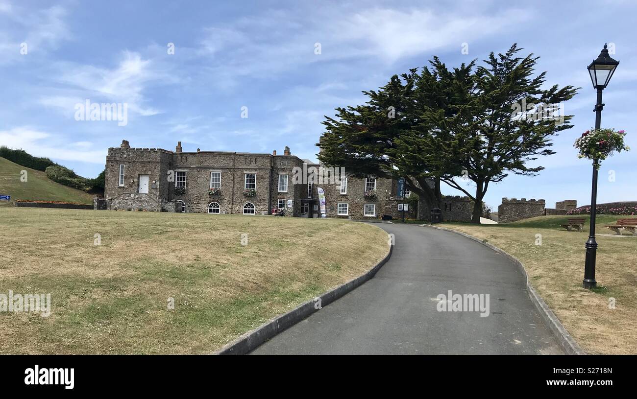 Bude Schloss - Smartphone-aufgenommenes Stockfoto