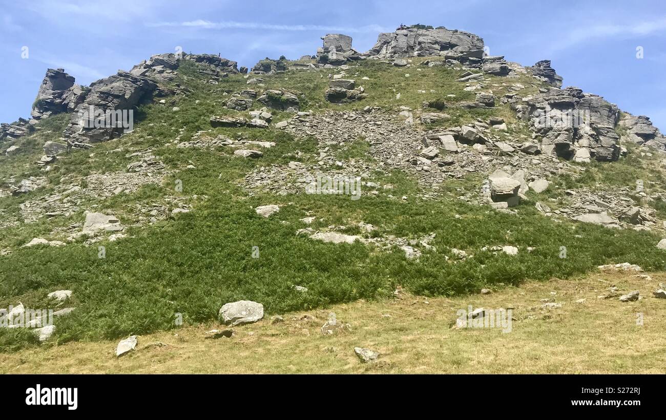 Tal der Felsen Devon - Smartphone-aufgenommenes Stockfoto