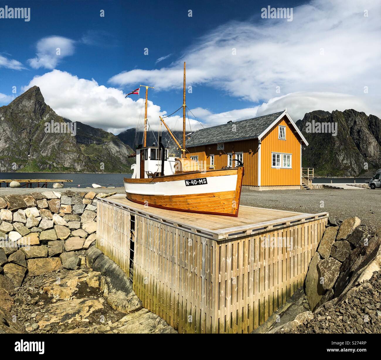 Lofoten Inseln, Norwegen Stockfoto