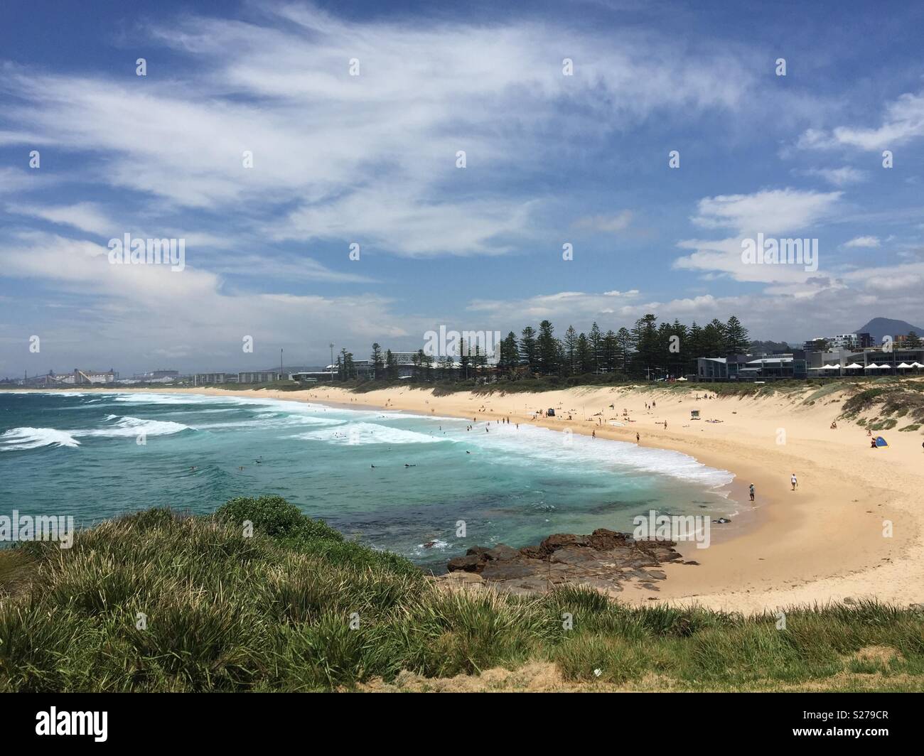 Australischen Strand im Sommer - Smartphone-aufgenommenes Stockfoto