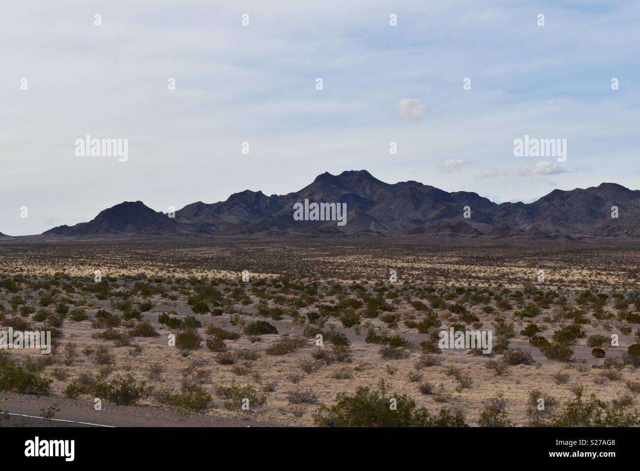 Hohe Wüste Berge Stockfoto