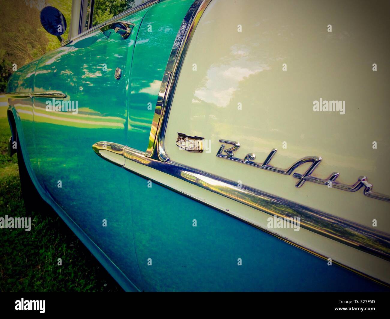 Vintage Panel von Chevy Bel Aire Stockfoto