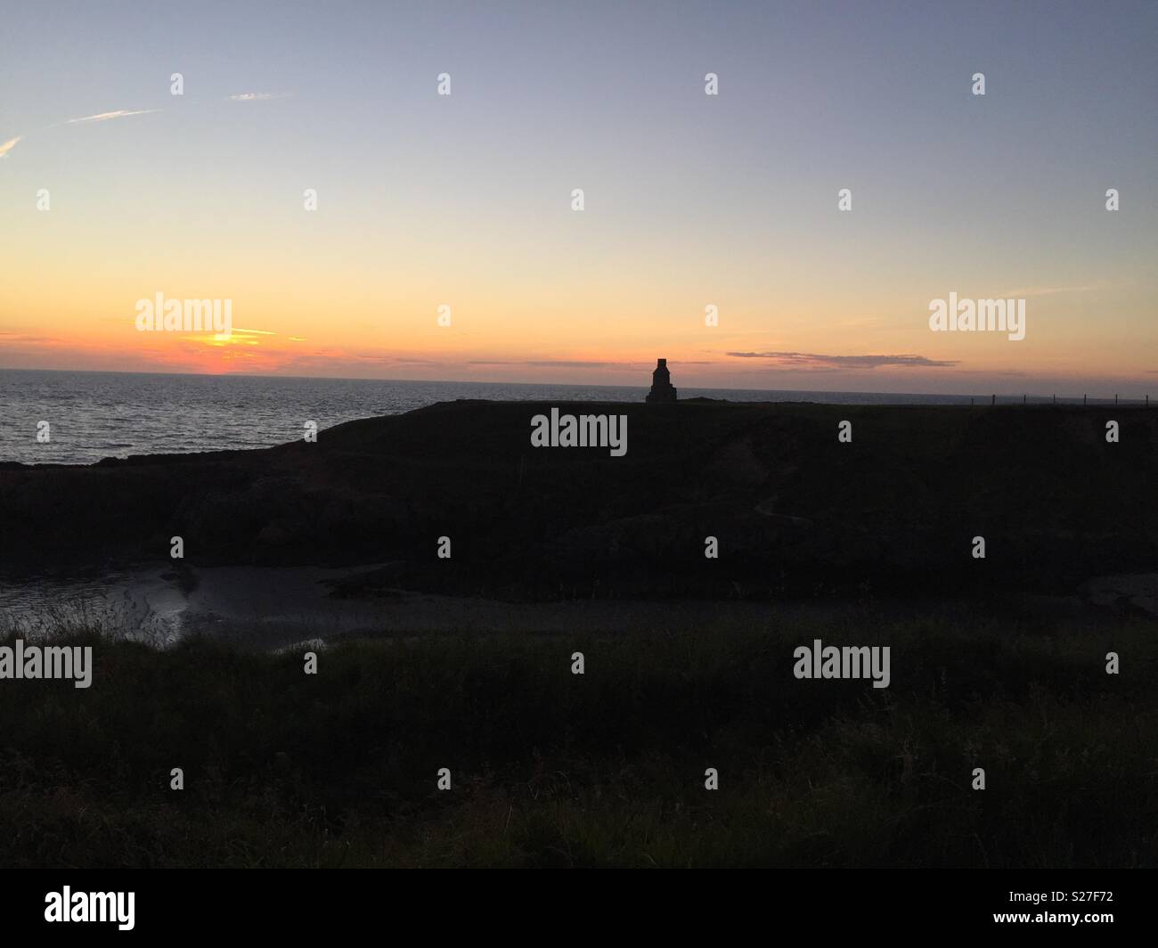 Sun Set in Wales Stockfoto