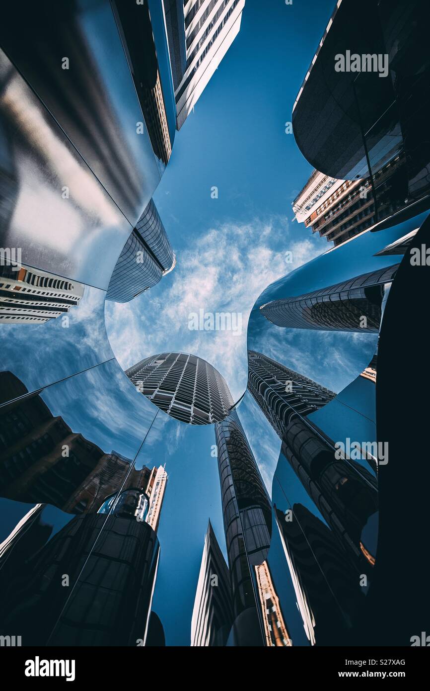 Reflektierende bis Stockfoto