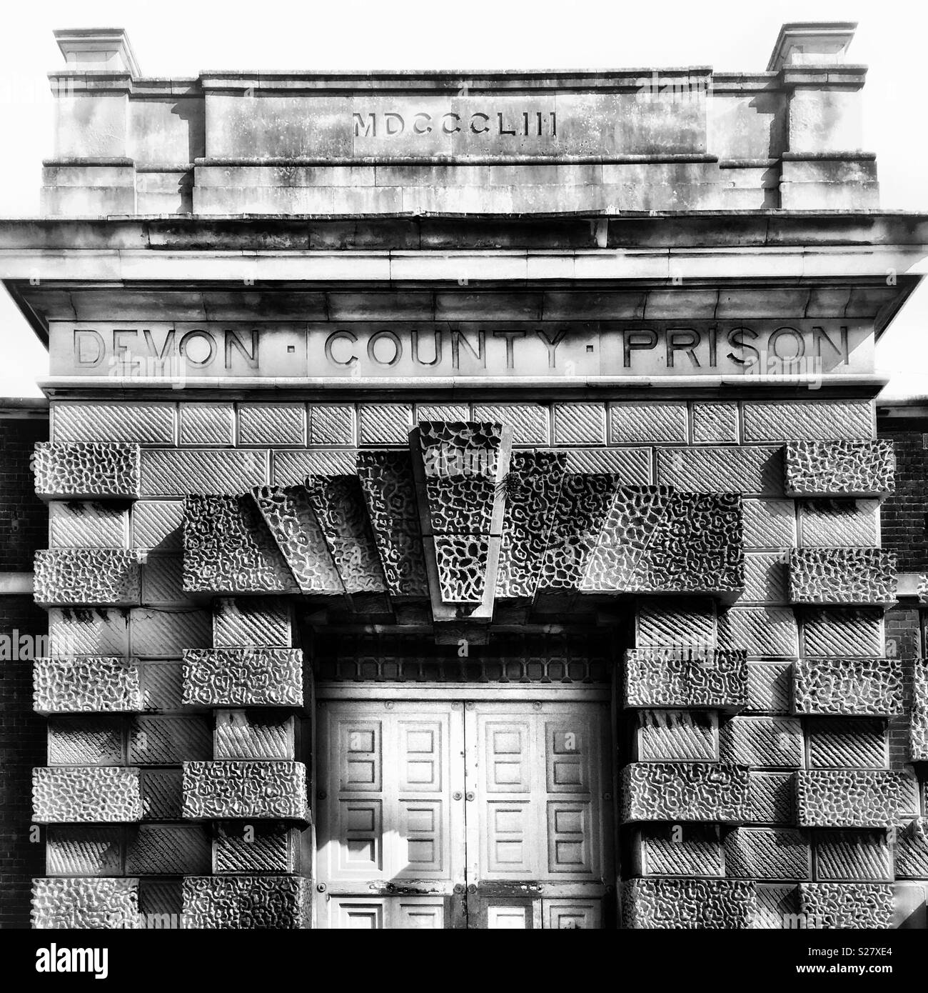 Devon County Gefängnis in Exeter Stockfoto