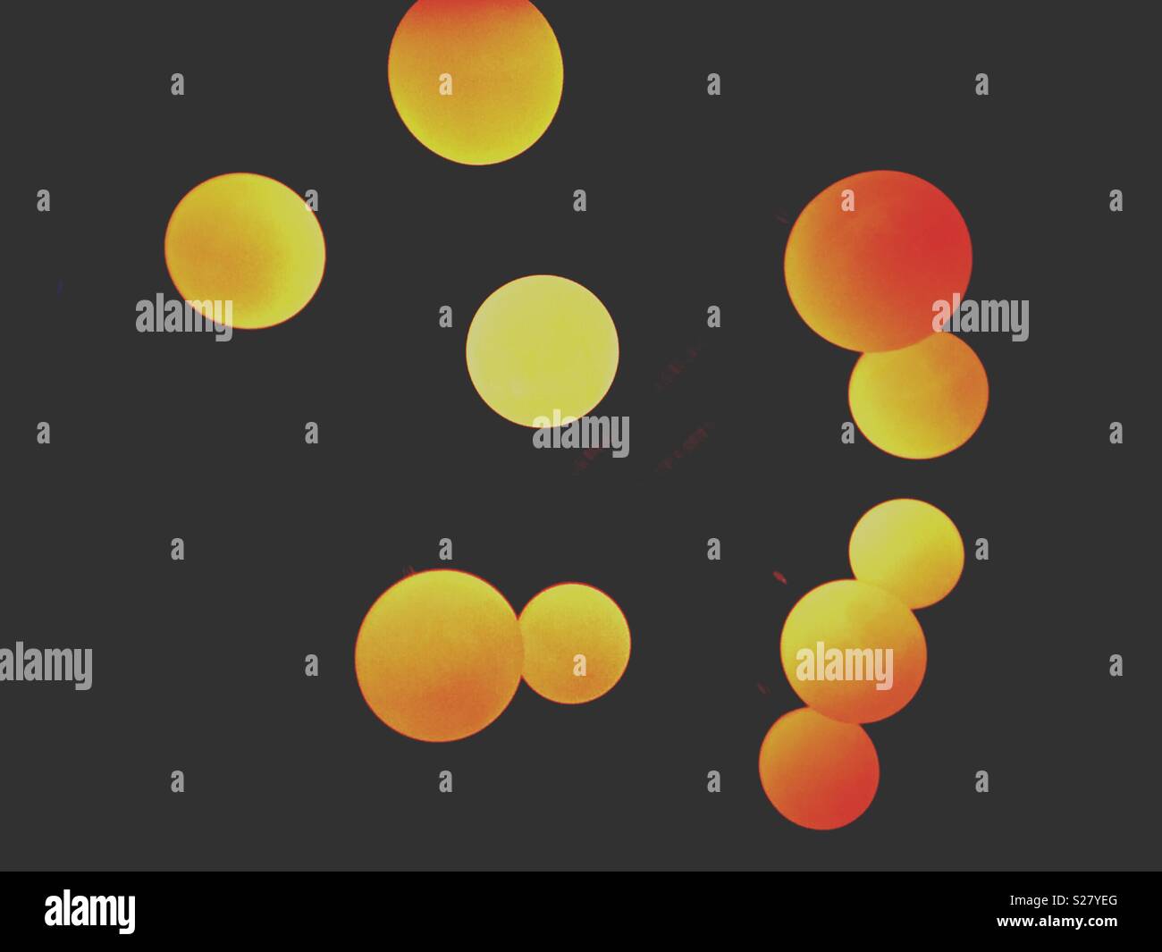 Leuchten in einem Glasgow Pub Stockfoto