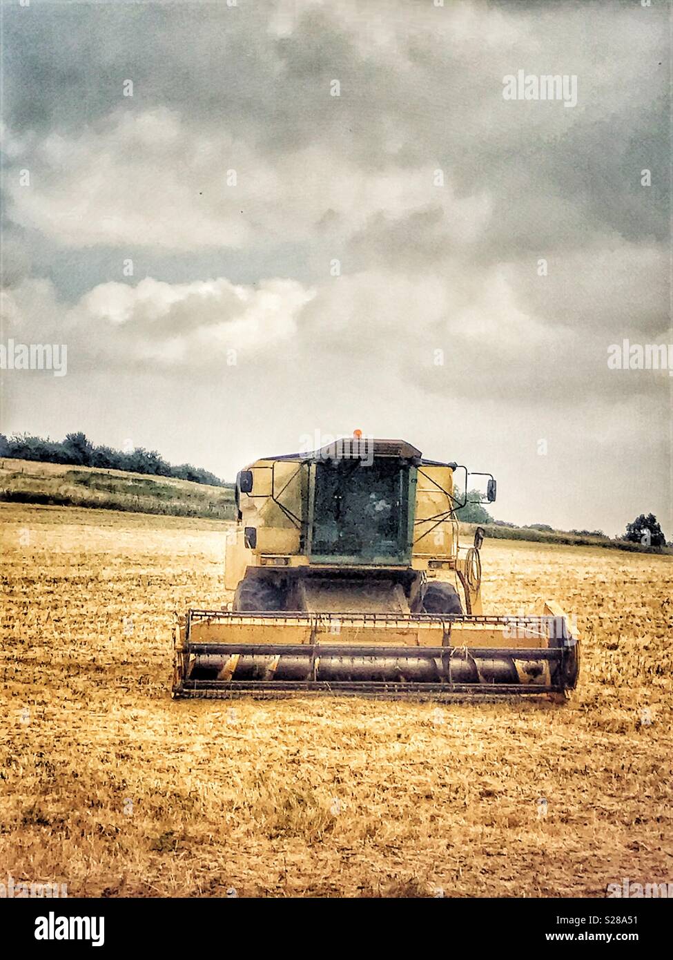 Mähdrescher Stockfoto