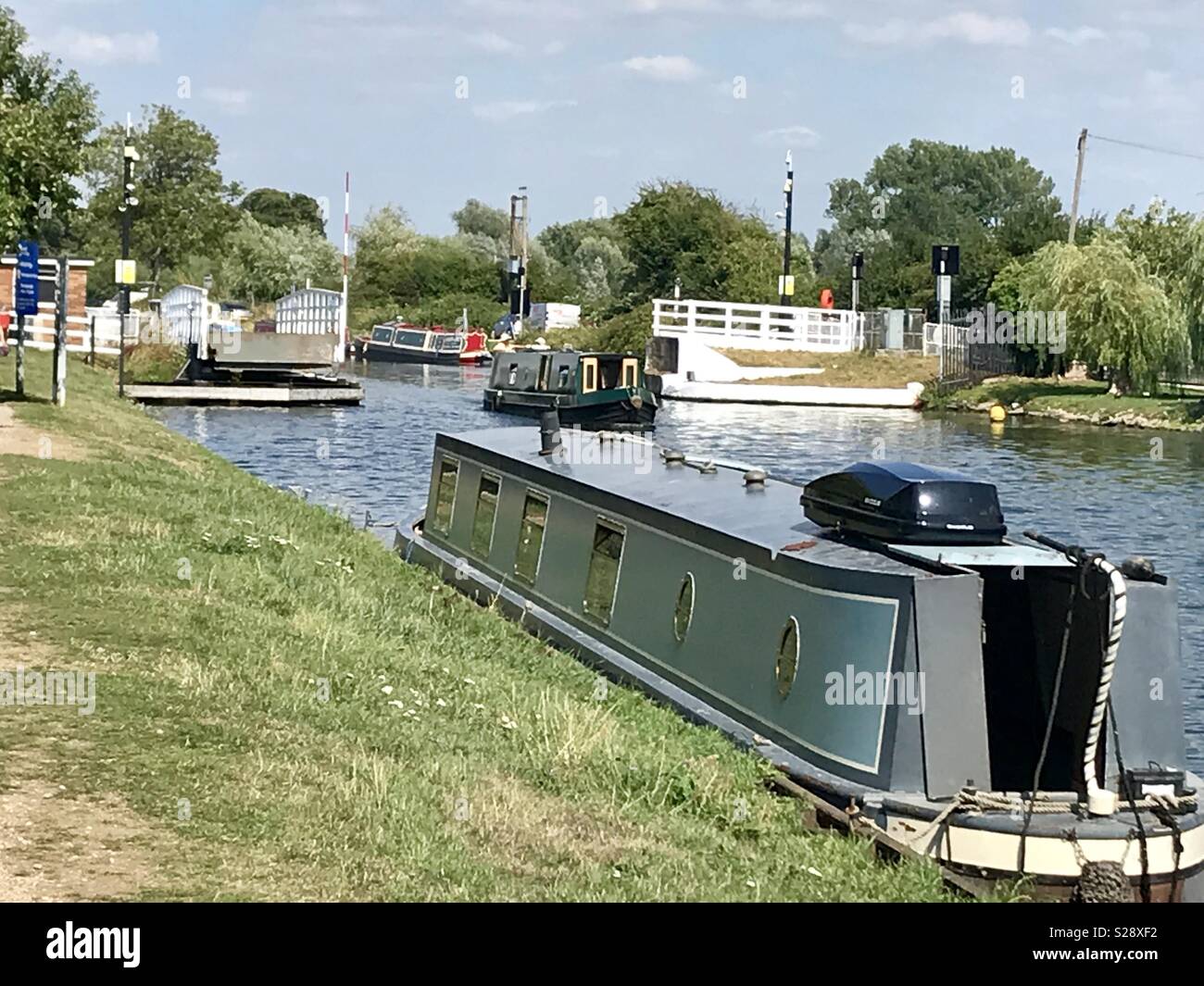 Saul Kreuzung Gloucester und Schärfe Canal Stockfoto