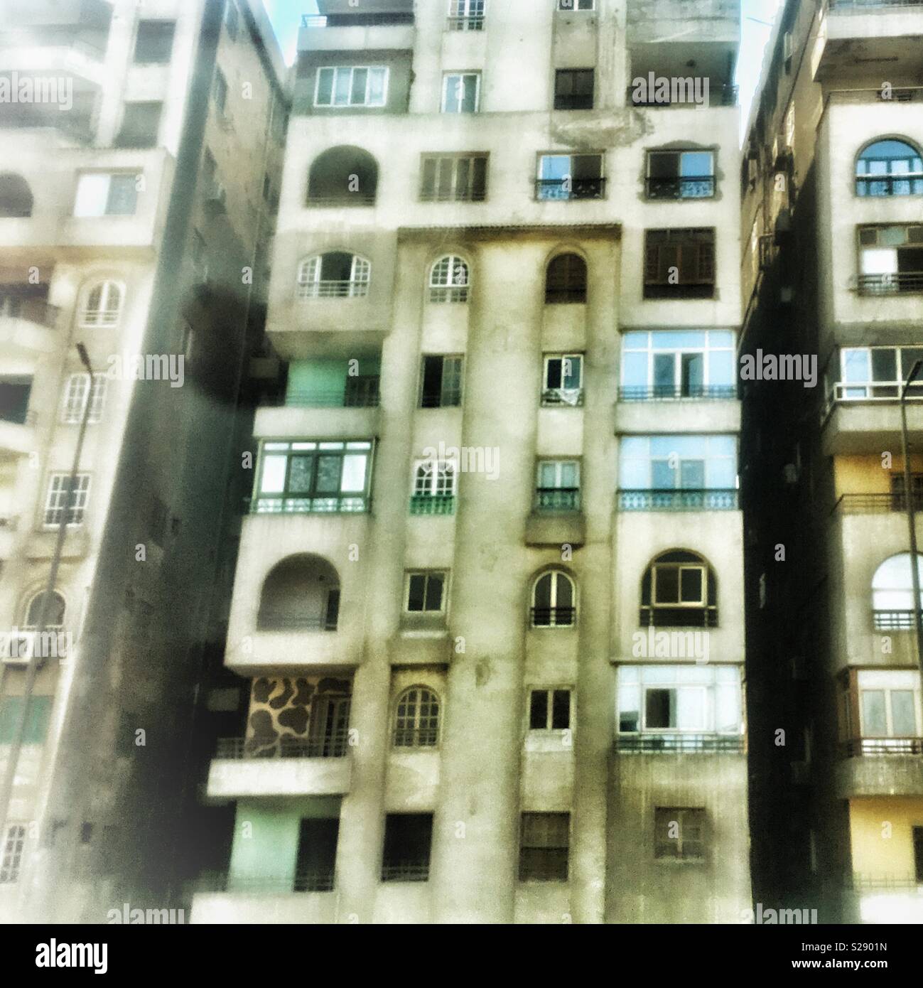 Kairo Wohnungen Stockfoto
