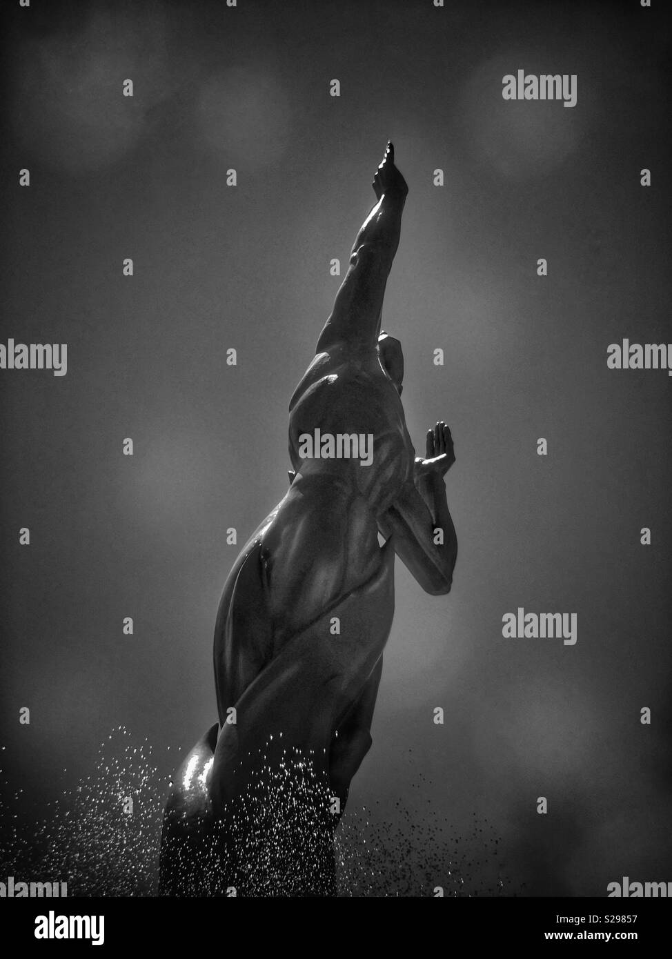 Brunnen des ewigen Lebens Statue in Cleveland, Ohio Stockfoto