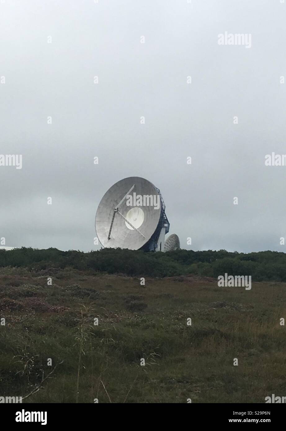 Goonhilly Satellite Earth Station Stockfoto