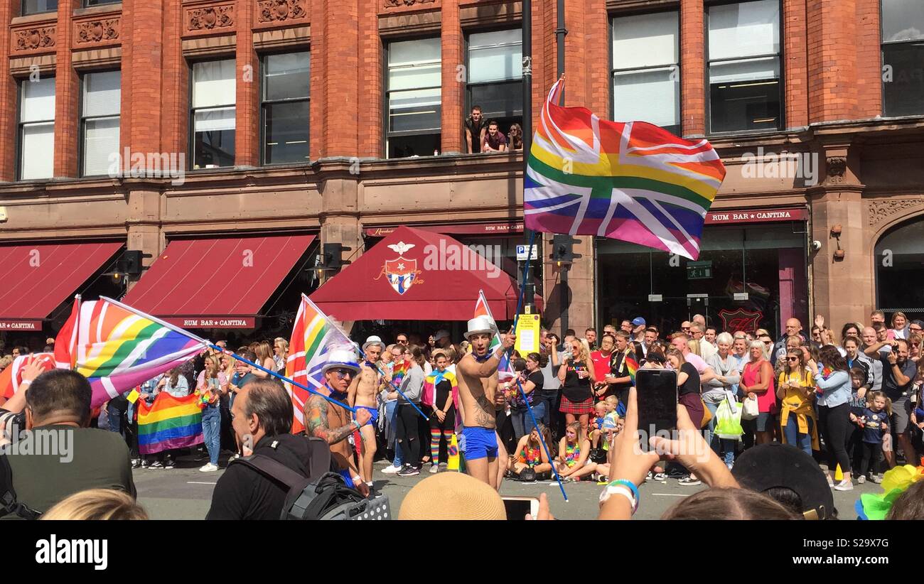 Gay Pride Manchester Stockfoto