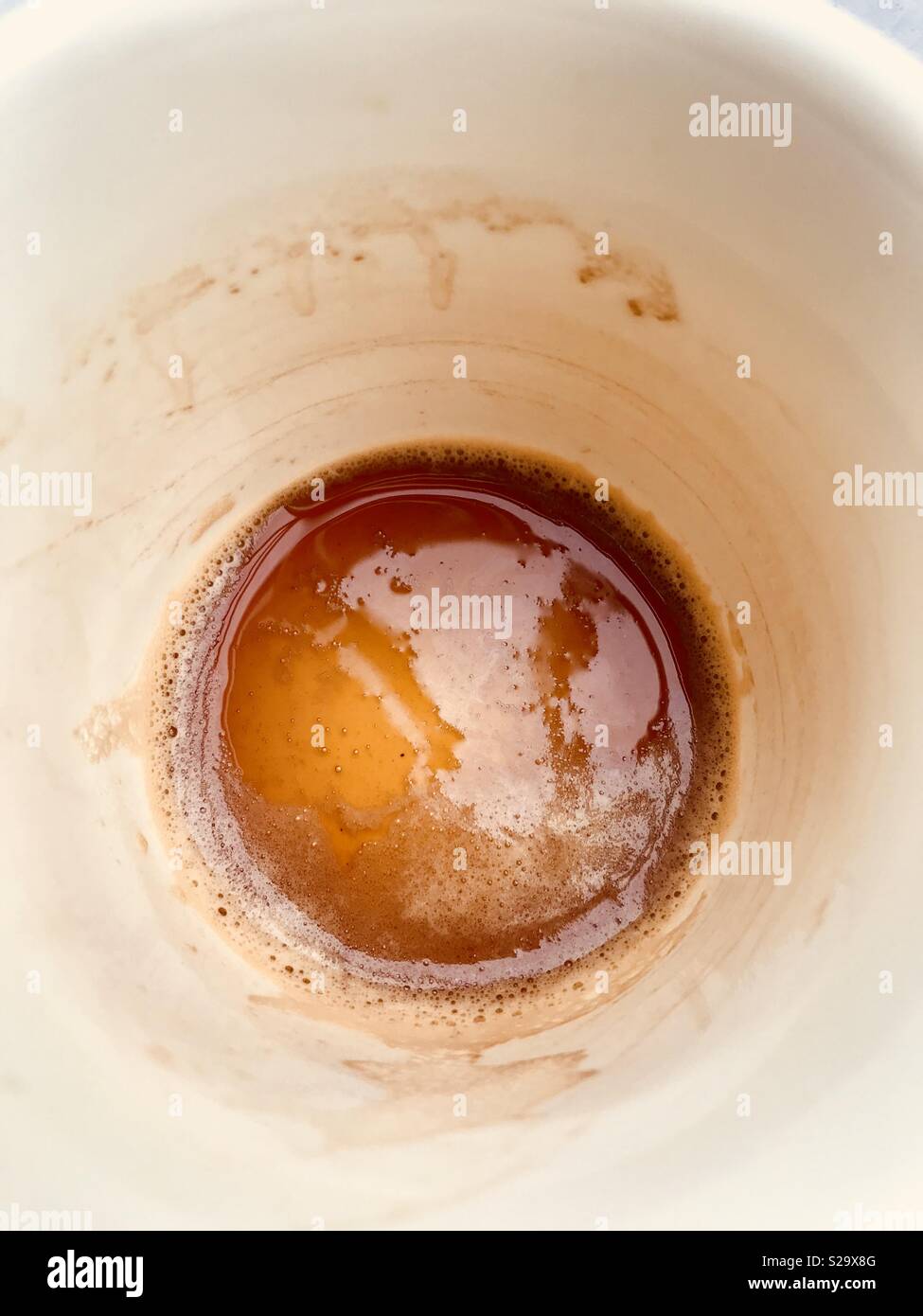 Kaffee Tasse neige - Rundschreiben Grafik Stockfoto
