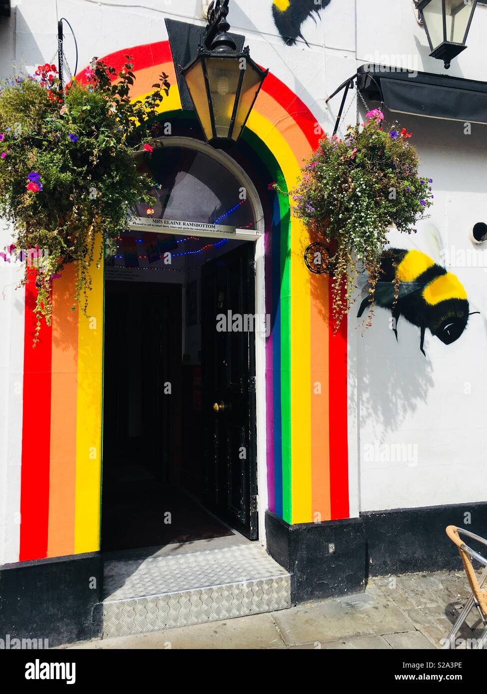 Gay Village Bar in Manchester, England Stockfoto