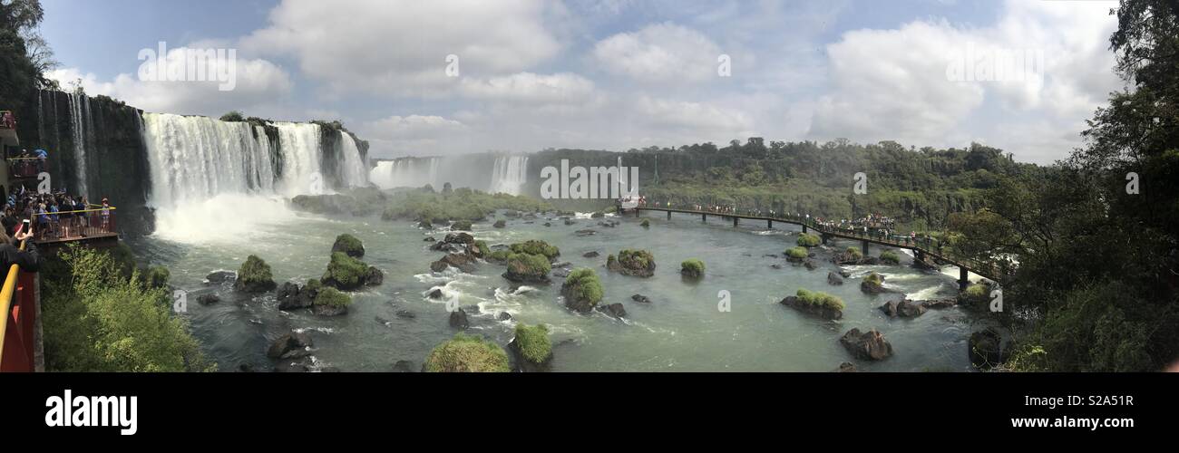 Cataratas do Iguaçu - Foz do Iguaçu, Paraná, Brasilien Stockfoto