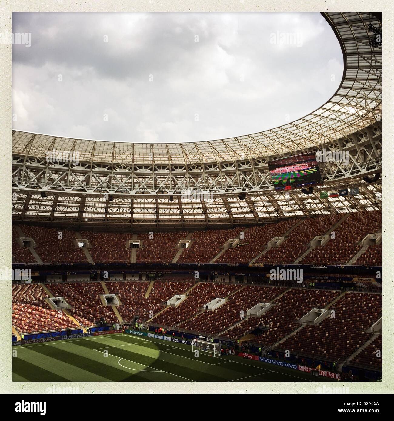 Die luzhniki Stadion ist das Nationalstadion von Russland, in seiner Hauptstadt, Moskau. Stockfoto