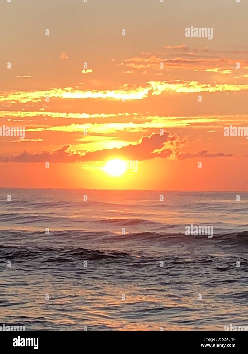 Sunrise Long Beach Island Stockfoto