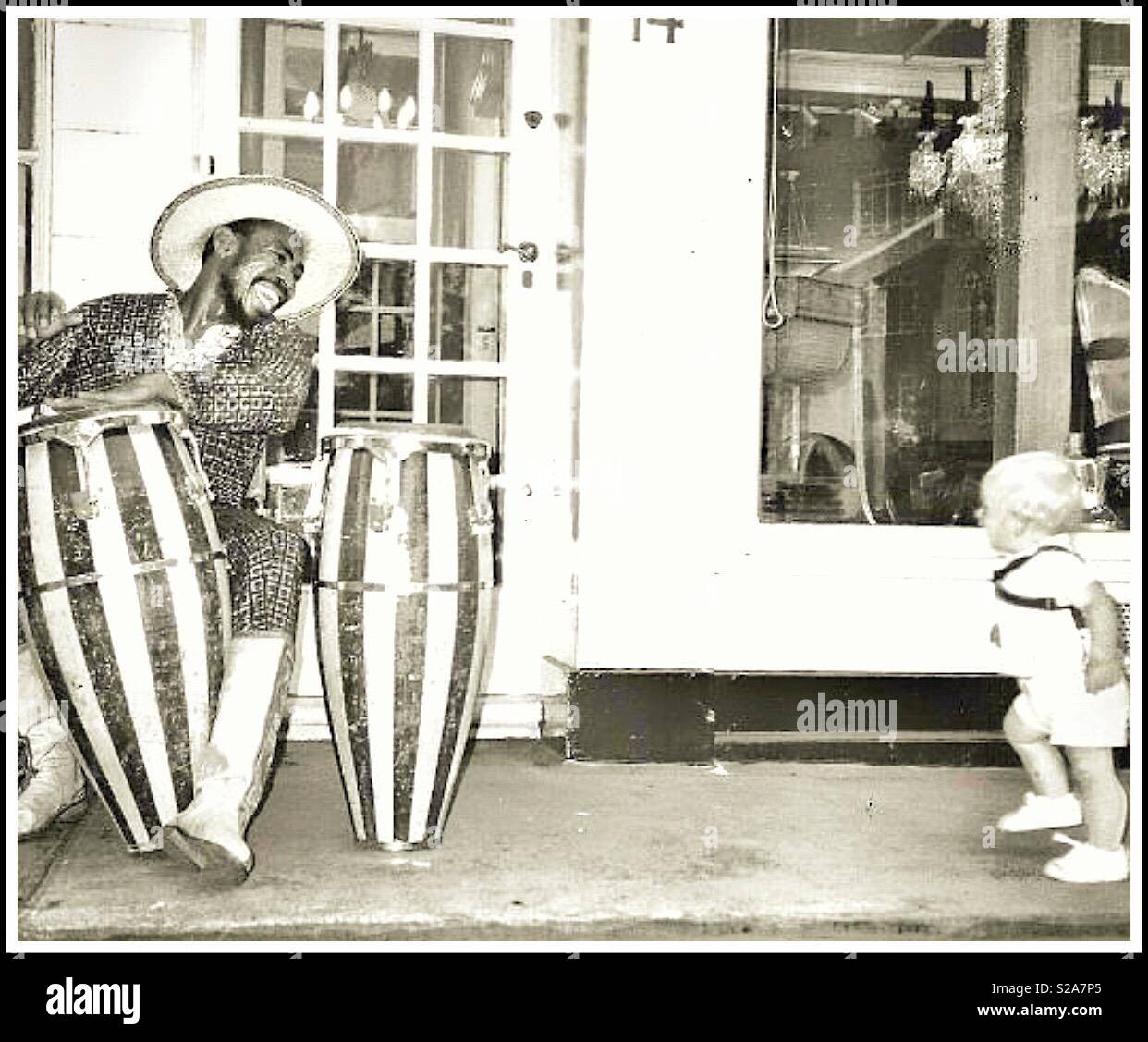 Straßenfest in Knightsbridge. - Smartphone-aufgenommenes Stockfoto