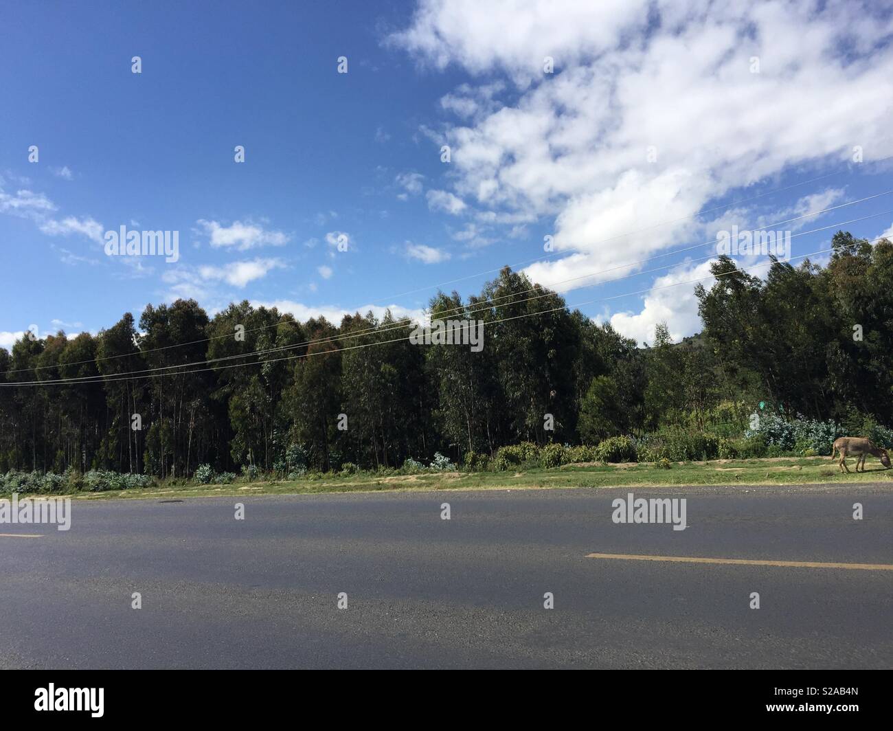 Trans Afrika Autobahn Stockfoto