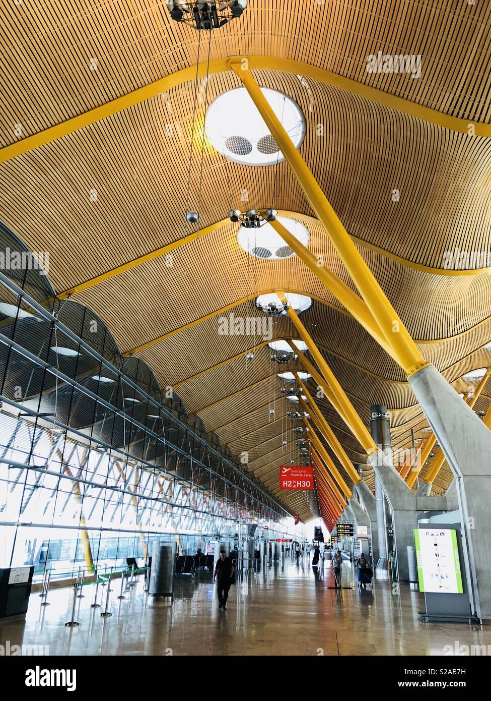 Madrid Flughafen Terminal 4 Stockfoto