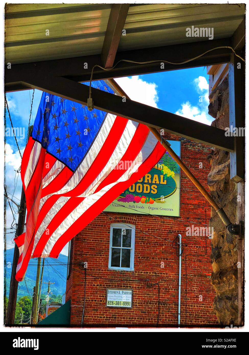 USA-Flagge Stockfoto