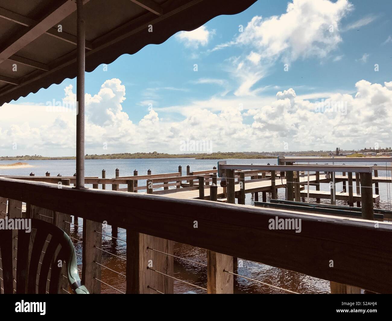 Halifax River View von dockside Restaurant Stockfoto