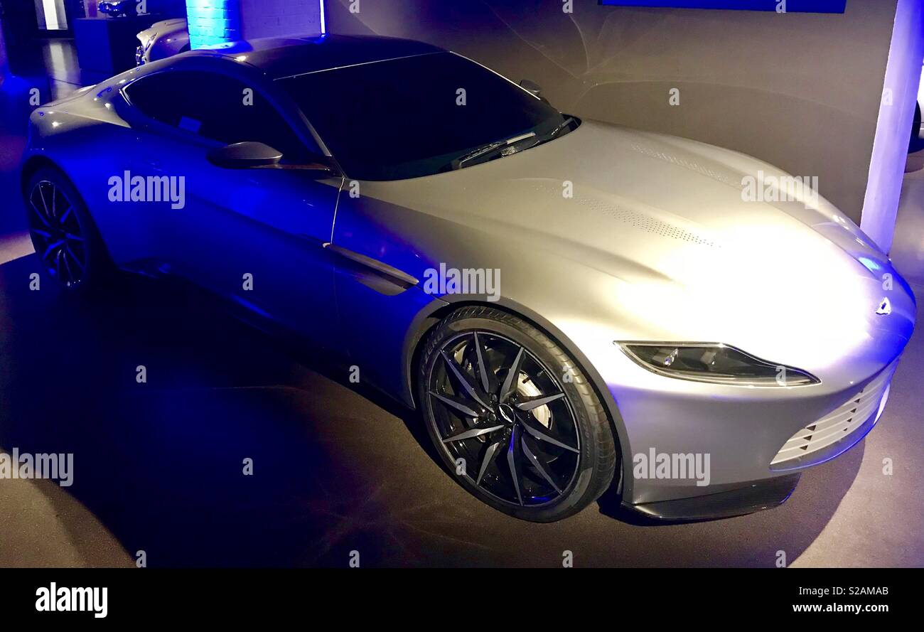 James Bond Bond in motion Ausstellung. Covent Garden London April 2018. Stockfoto