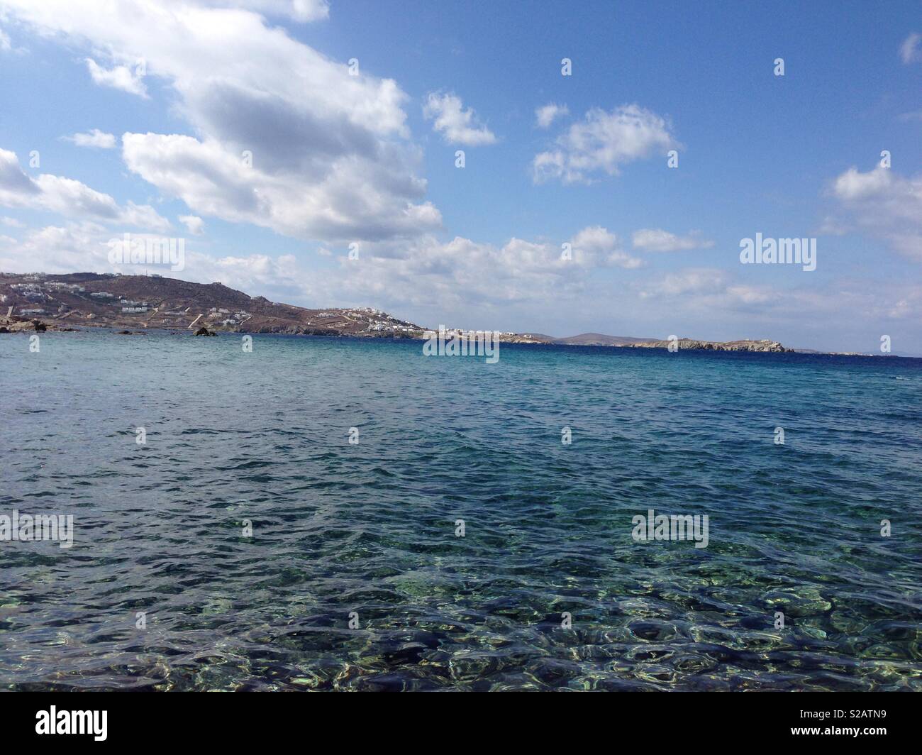 Griechische Küste Stockfoto