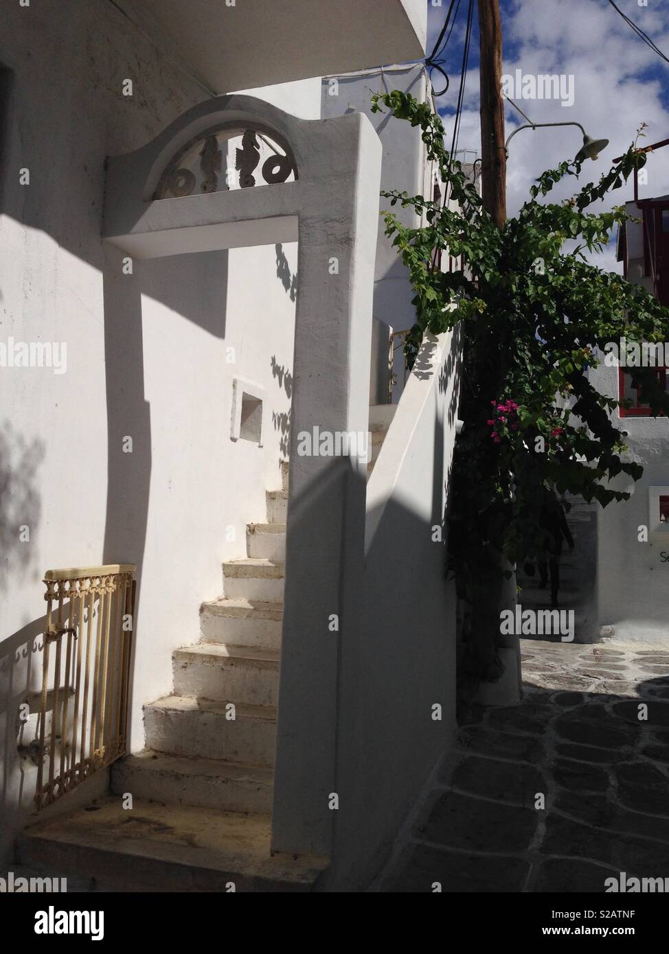 Griechischen Haus Stockfoto