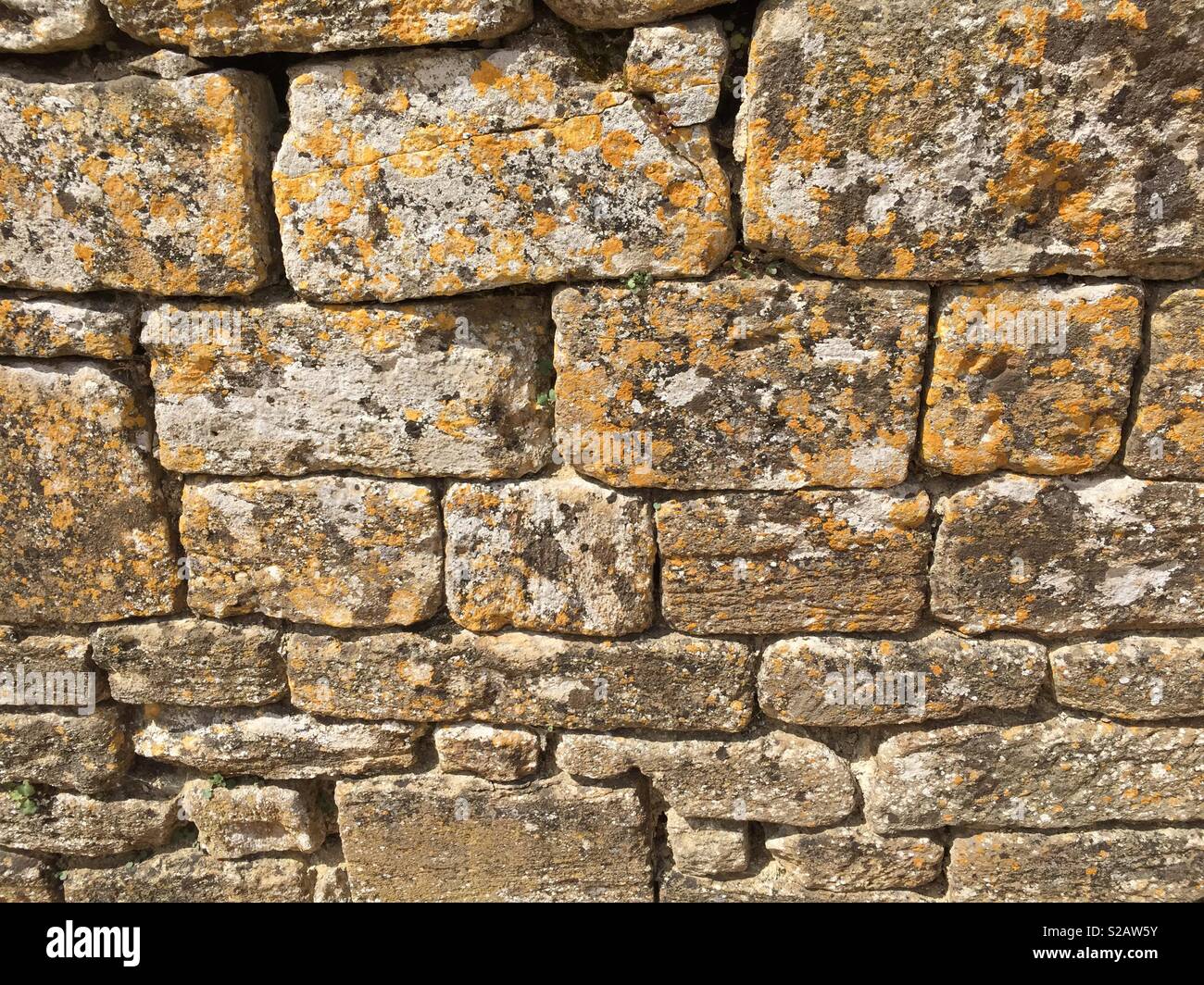 Steinmauer Stockfoto