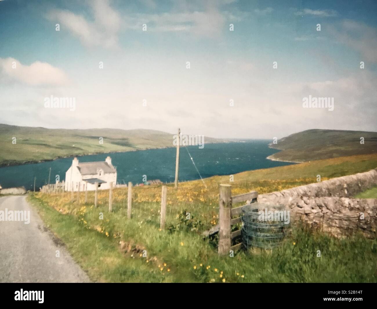 Die Shetland Inseln Stockfoto