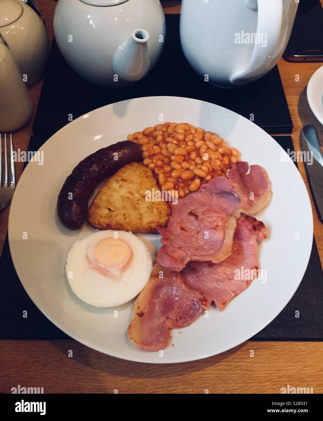 Warmes Frühstück Stockfoto