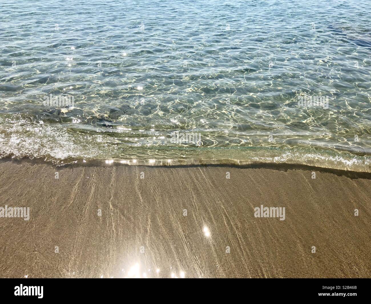 Sizilien Wellen Stockfoto