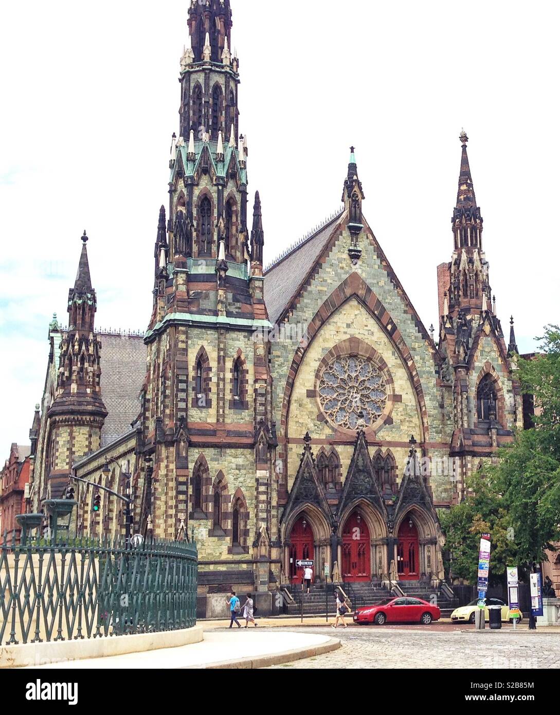 Mt. Vernon Ort United Methodist Church, Baltimore, Maryland Stockfoto