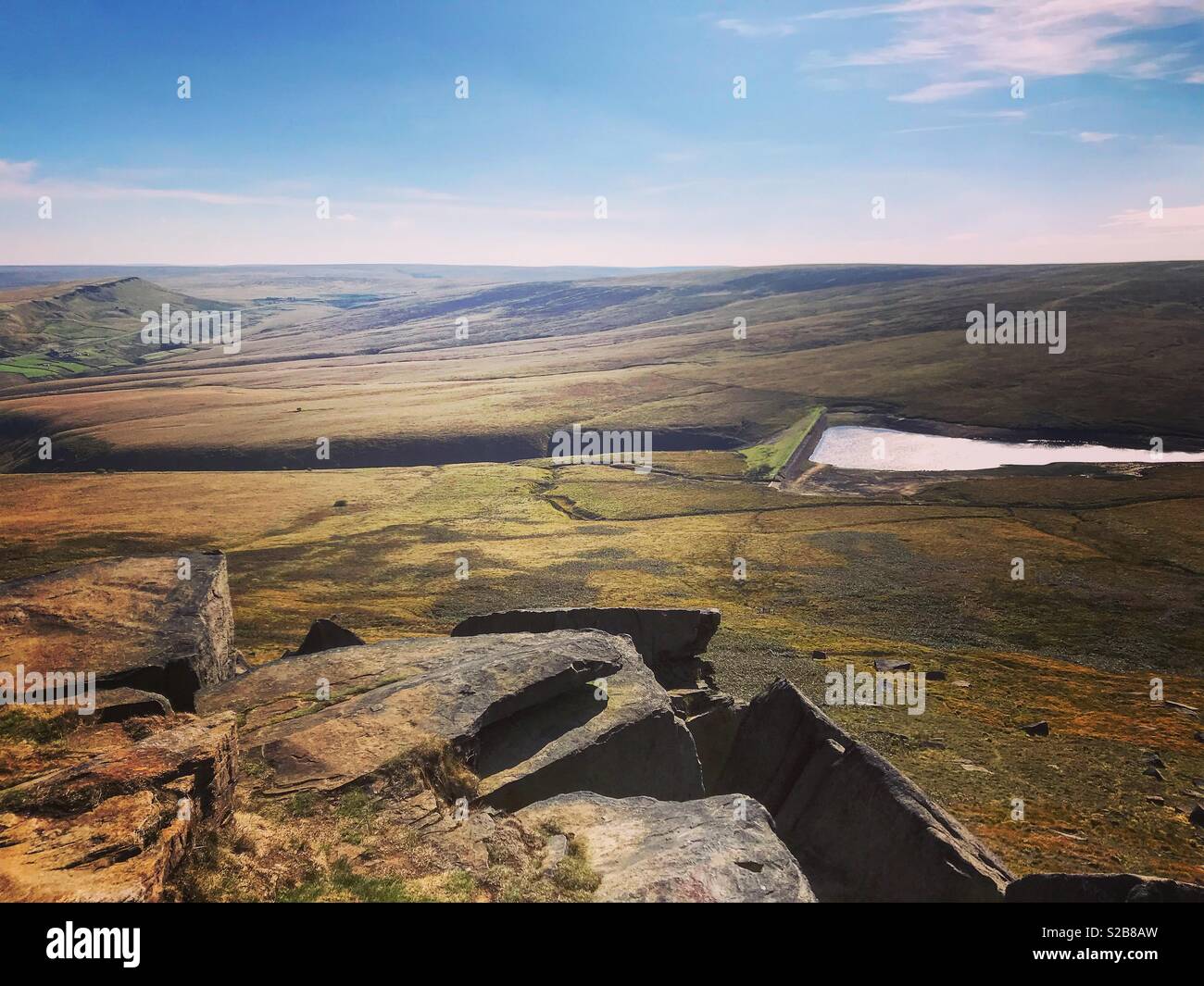 Sonnigen Tag in Yorkshire. Stockfoto