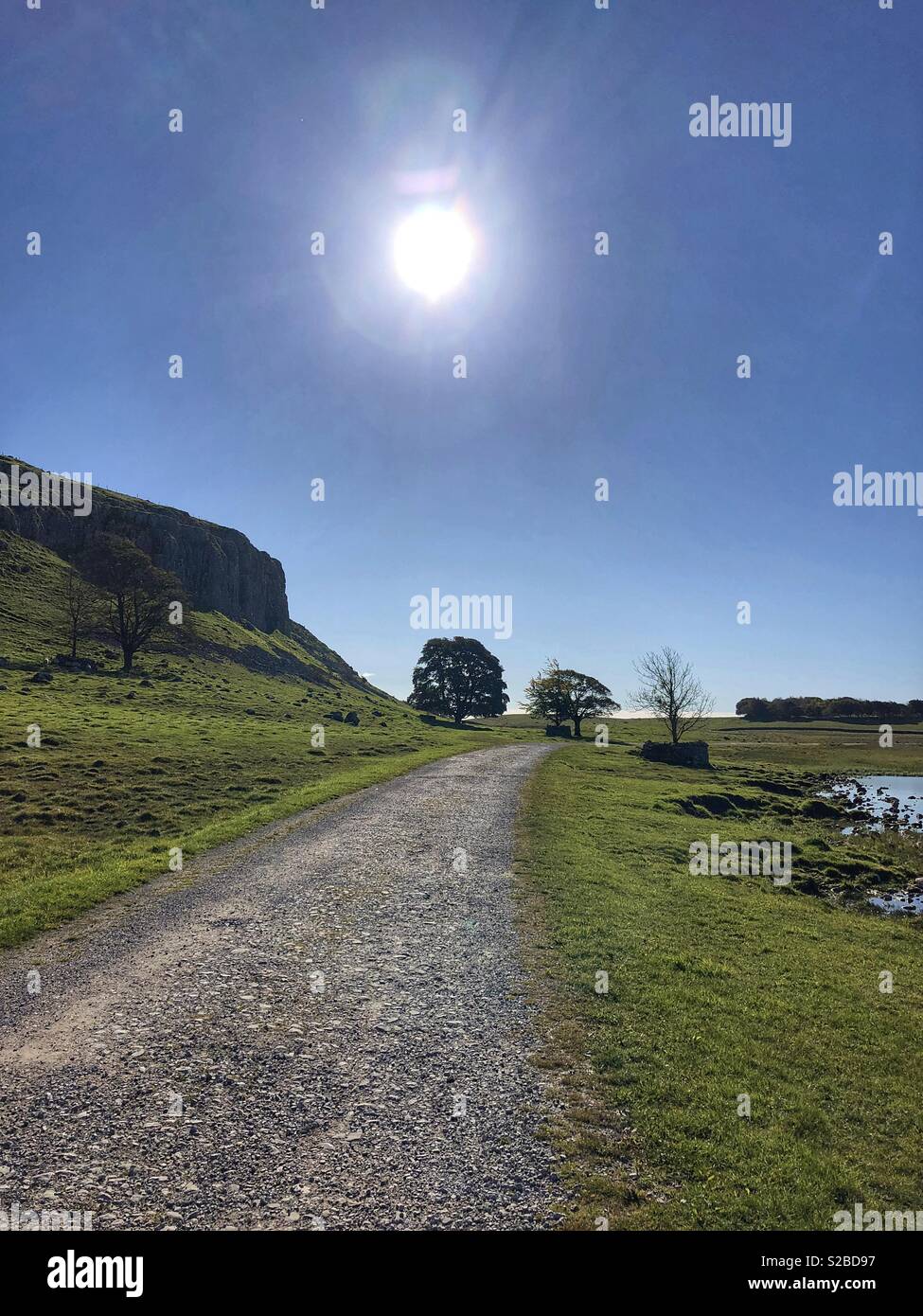 Schönen Tag auf Malham Tarn North Yorkshire Stockfoto
