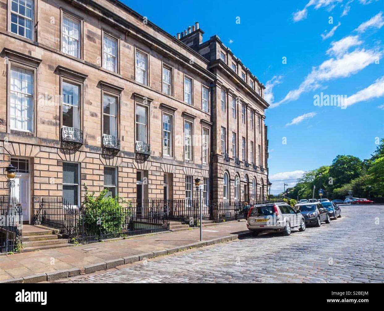 Darnaway Straße - Edinburgh Stockfoto