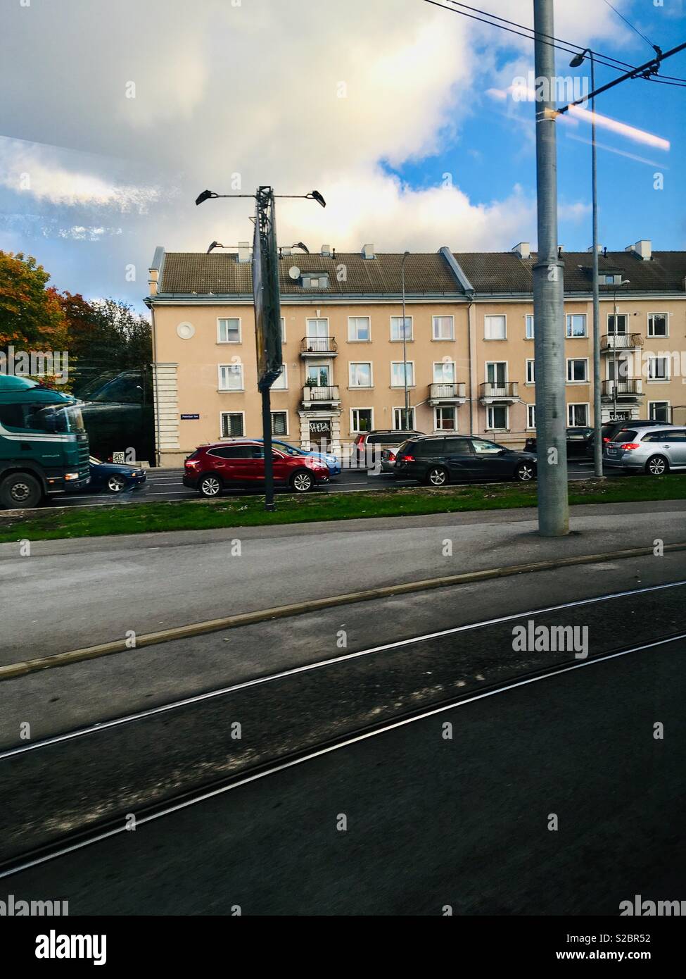 Die Straßenbahn Nr. Stockfoto