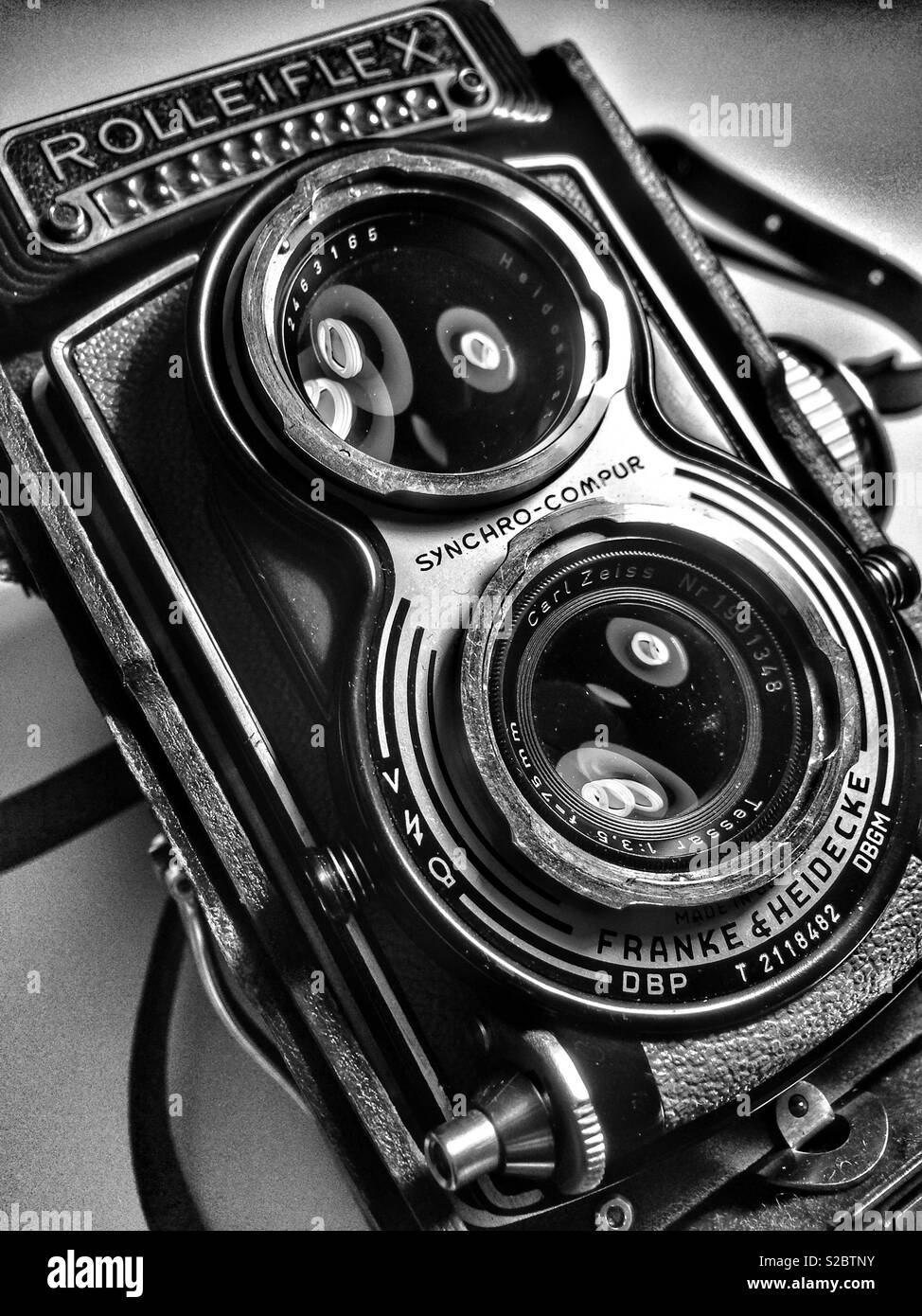 Rolleiflex T - Smartphone-aufgenommenes Stockfoto Rolleiflex T - Smartphone-aufgenommenes Stockfoto