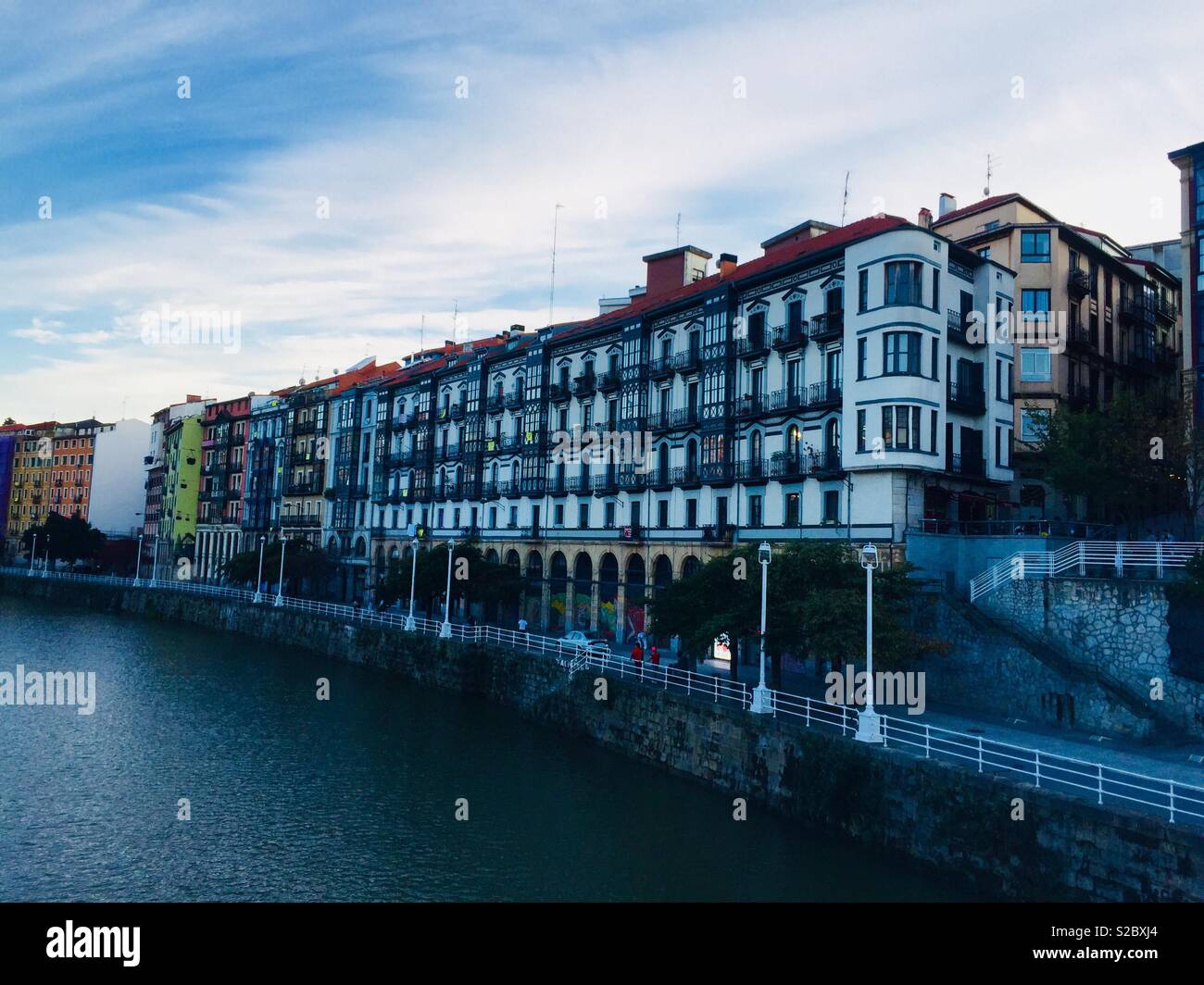 Bilbao - Smartphone-aufgenommenes Stockfoto