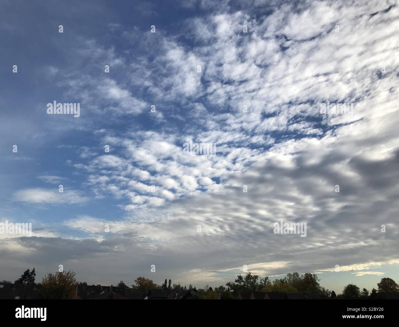 Nachmittag skyscape Stockfoto
