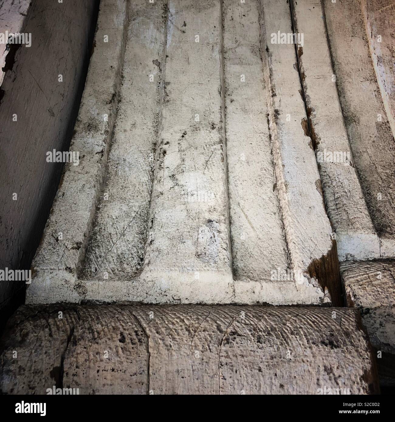 Architektonische Element an ohmega Bergung in Berkeley, Kalifornien. Stockfoto