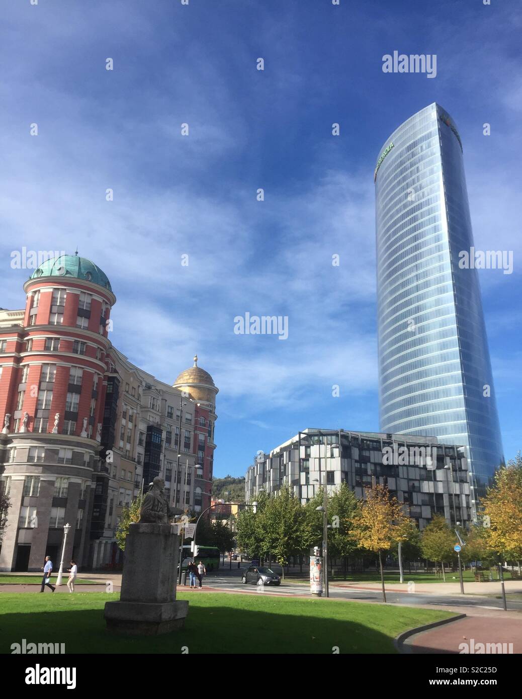 Bilbao - Smartphone-aufgenommenes Stockfoto