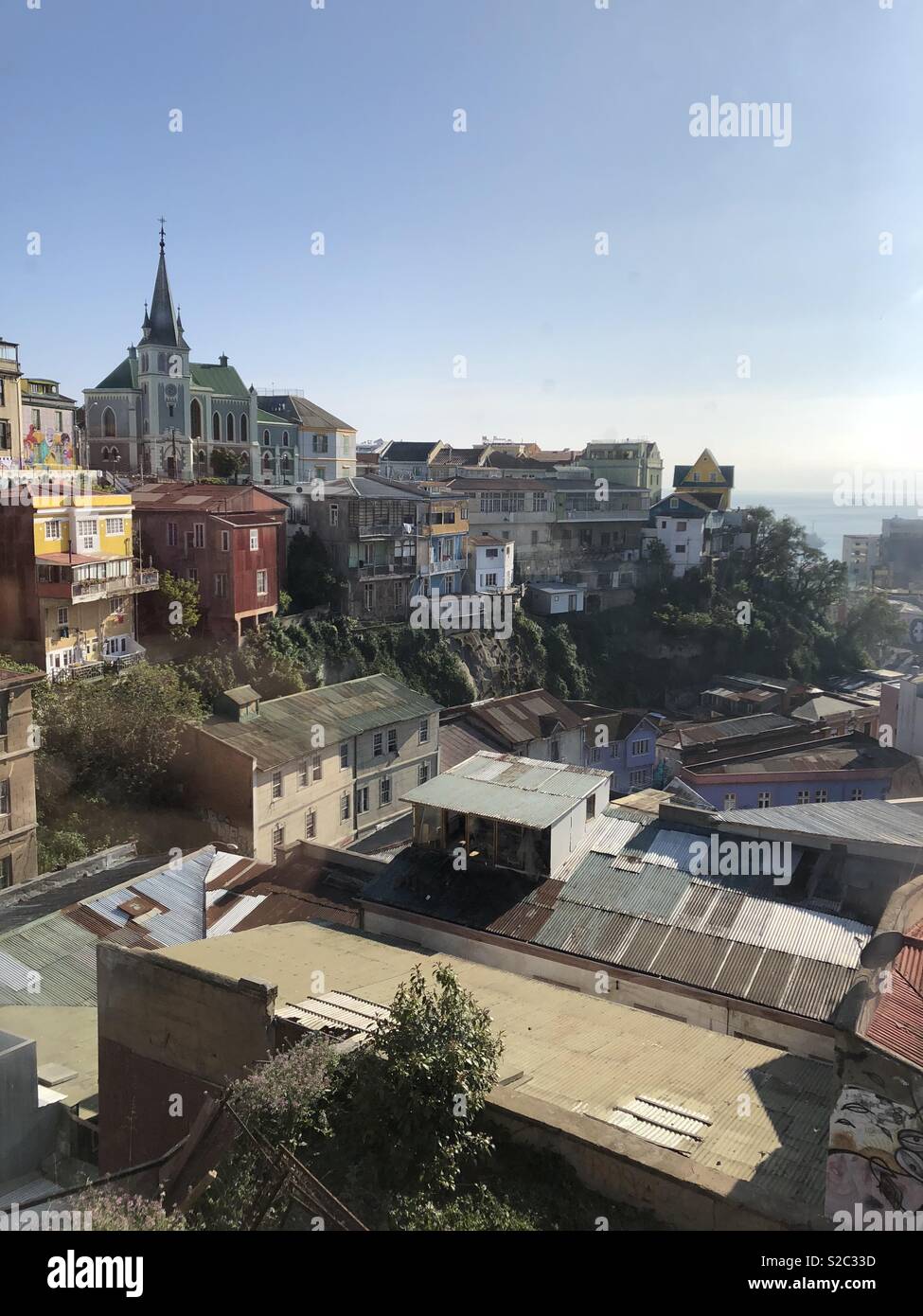 Valparaíso Cerro Concepción Stockfoto
