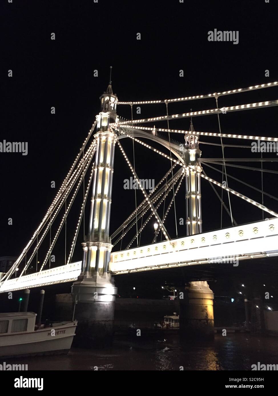 Chelsea Bridge London Uk Stockfoto